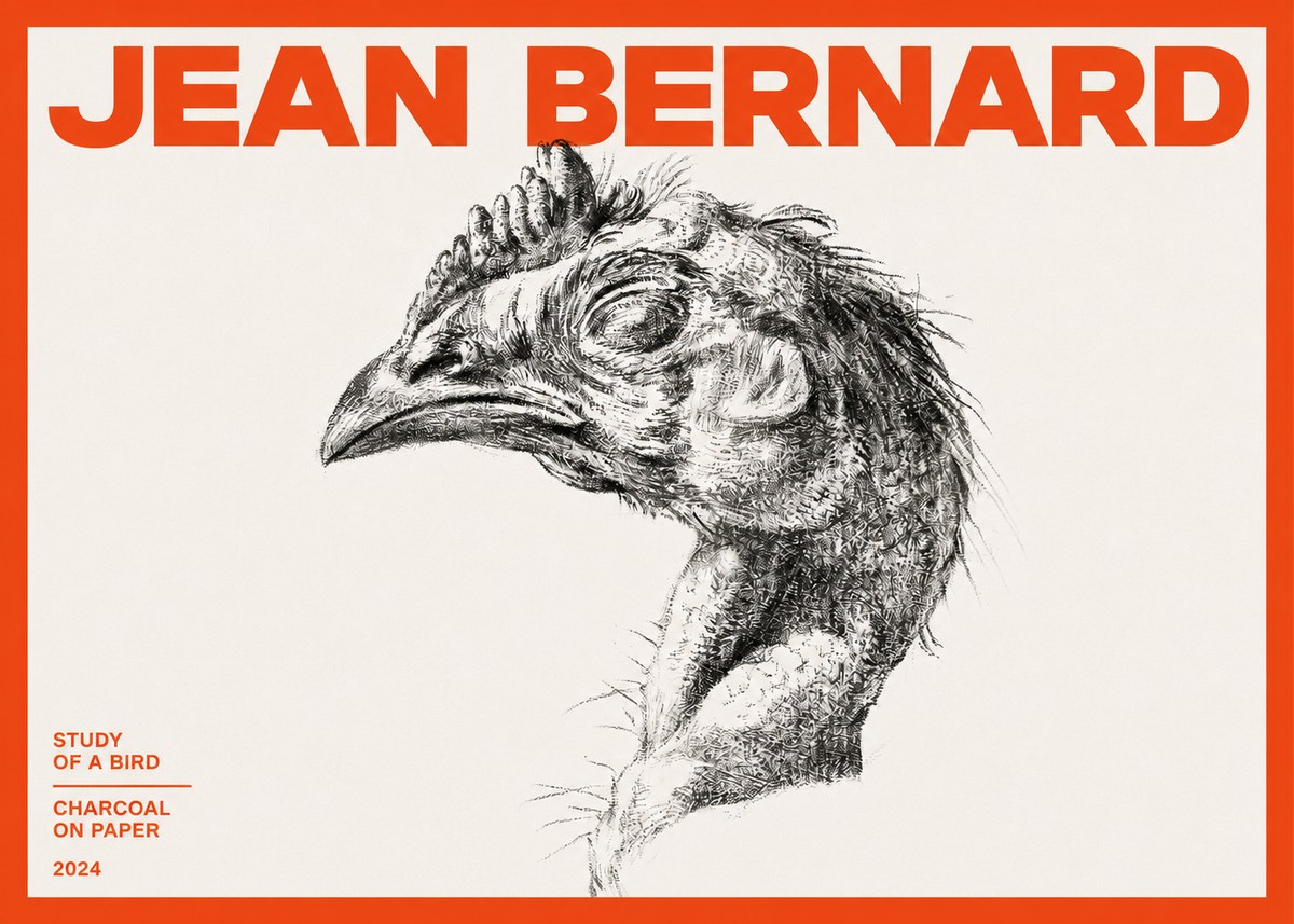 Jean Bernard Study of Form II No4 - Poszter