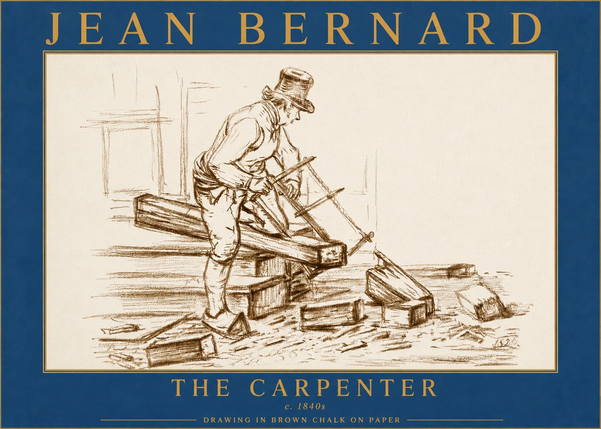 Jean Bernard The Carpenter No5 - Poszter