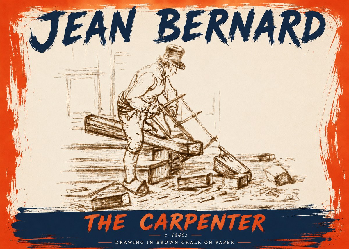Jean Bernard The Carpenter No6 - Poszter