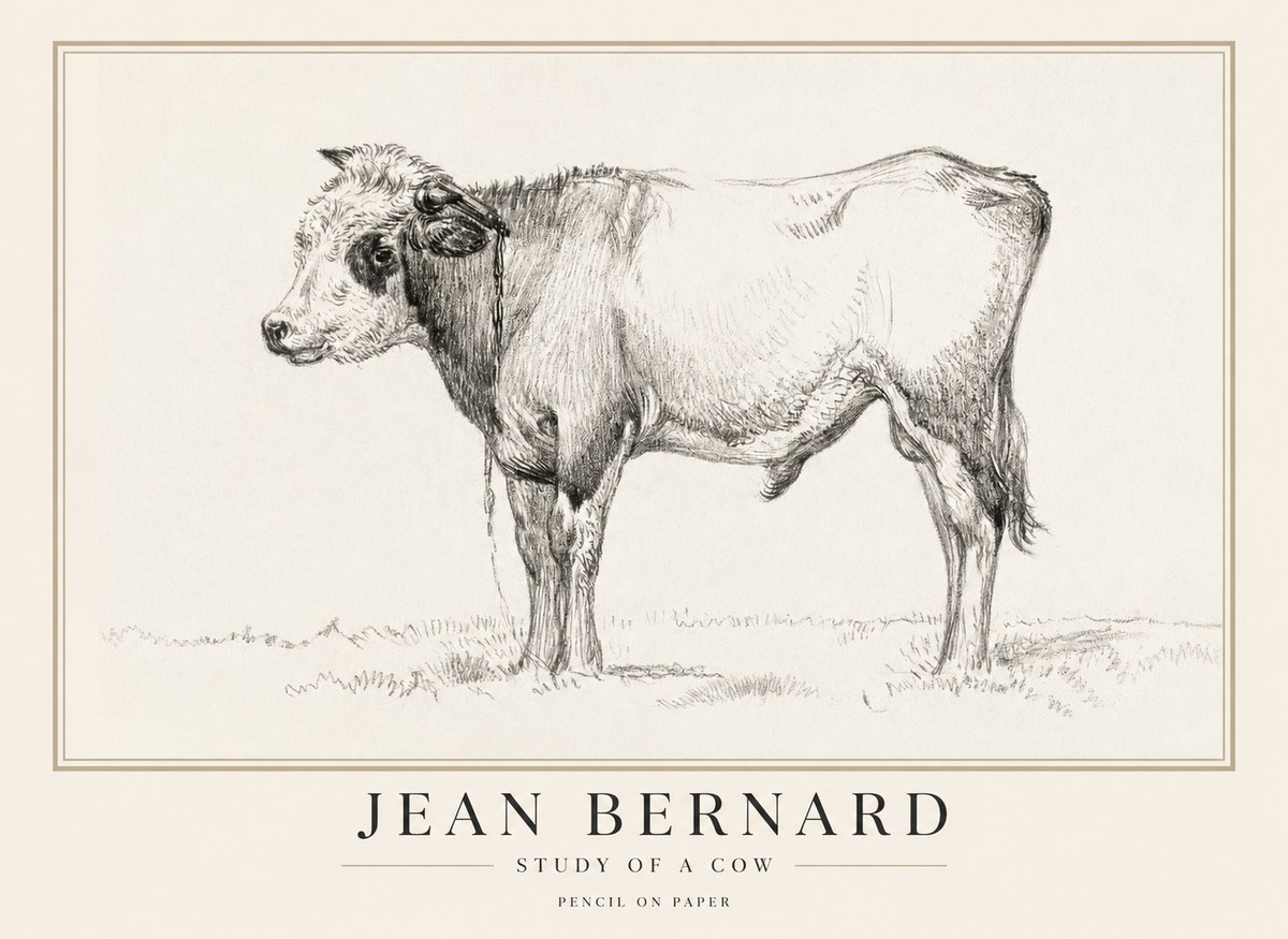 Jean Bernard The Young Bull No5 - Poszter