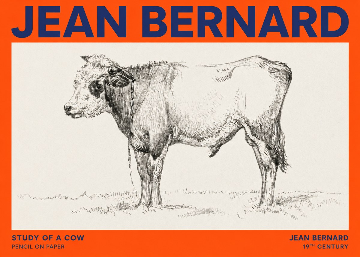 Jean Bernard The Young Bull No6 - Poszter