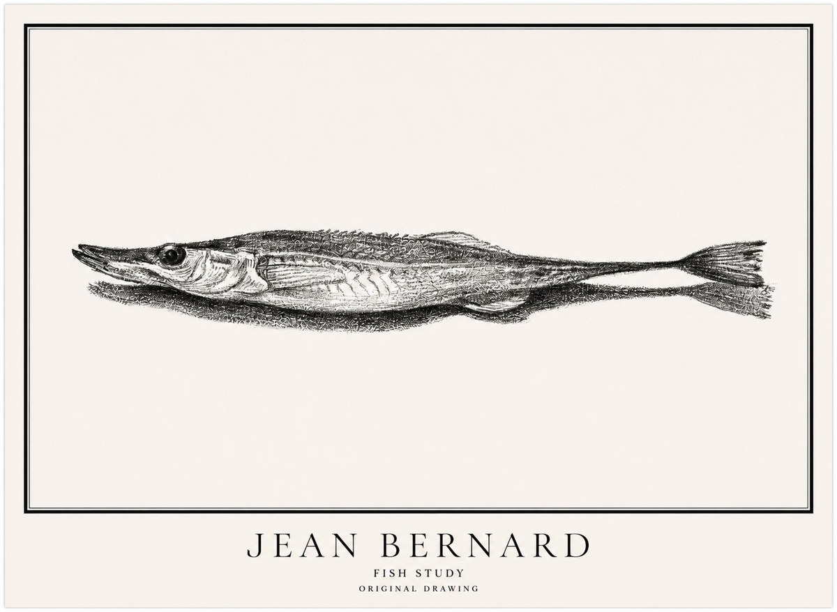 Jean Bernard Needlefish No5 - Poszter