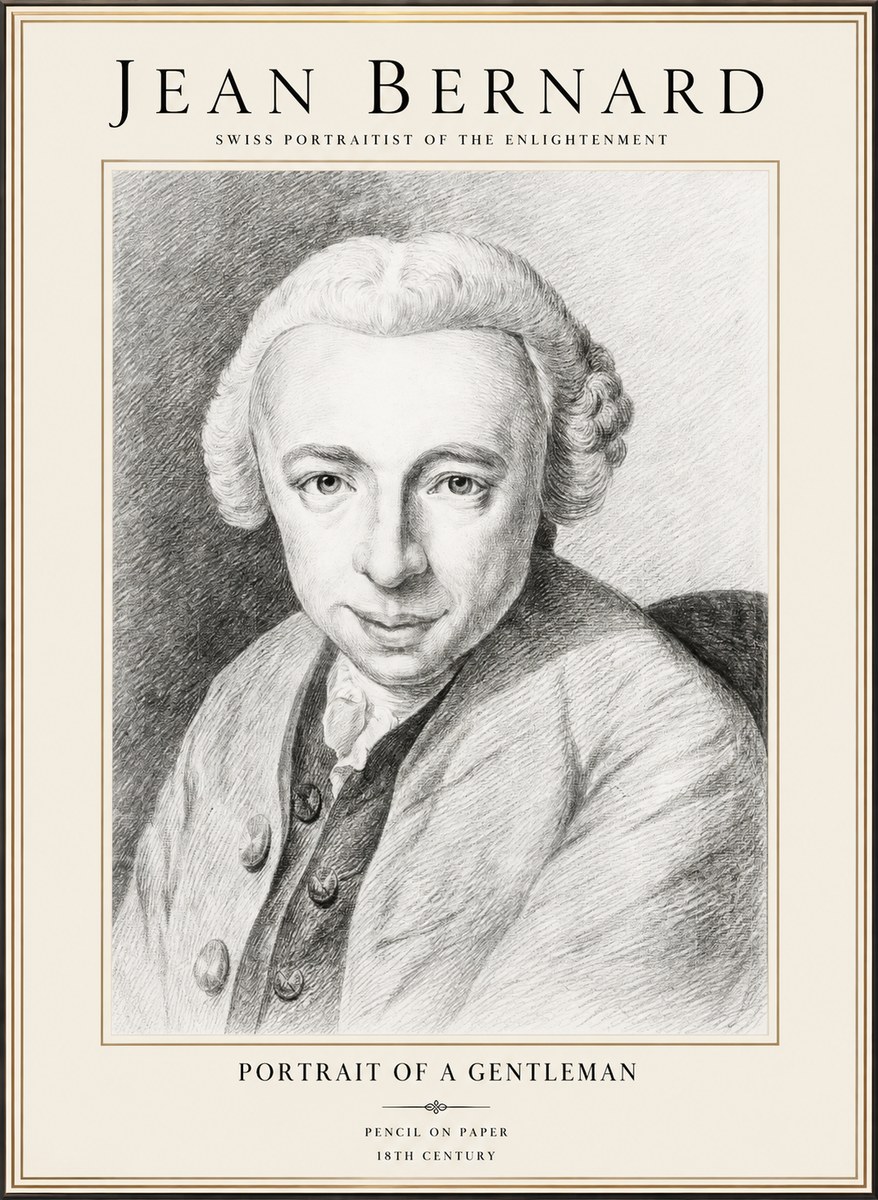 Jean Bernard Portrait of a Gentleman I No1 - Poszter