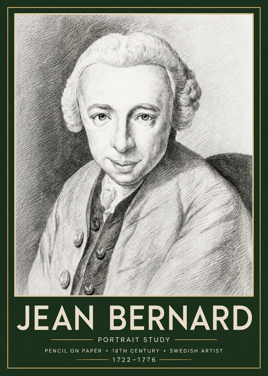 Jean Bernard Portrait of a Gentleman I No6 - Poszter