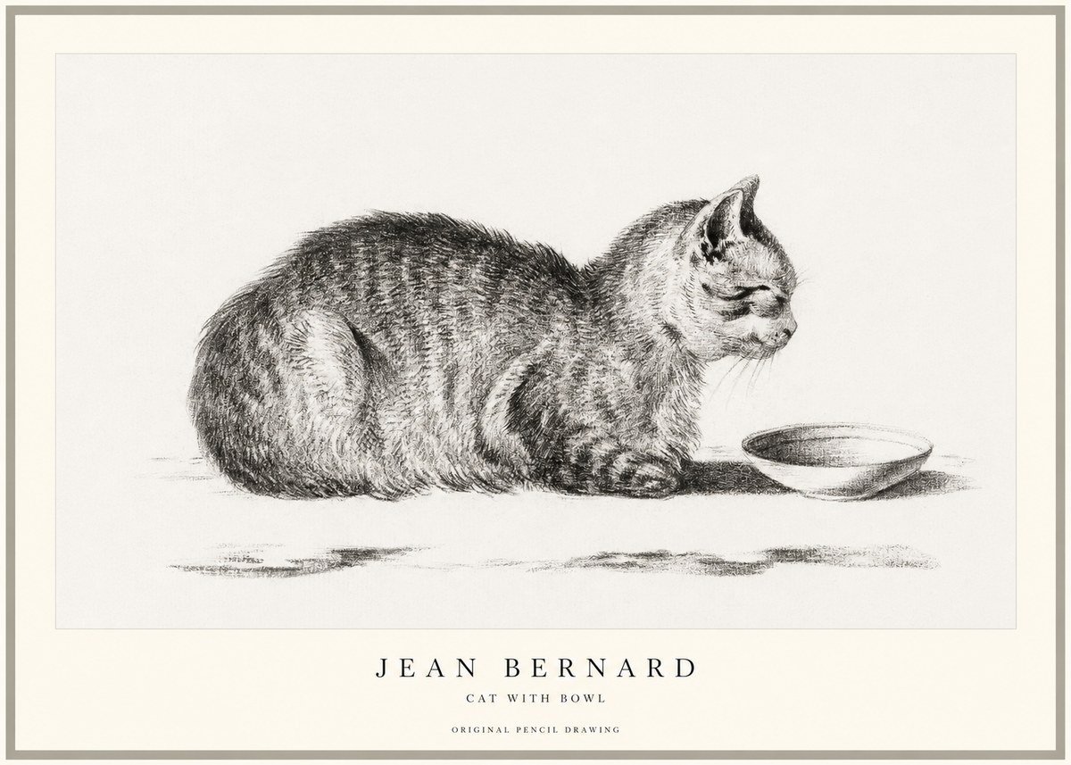 Jean Bernard The Cat No2 - Poszter