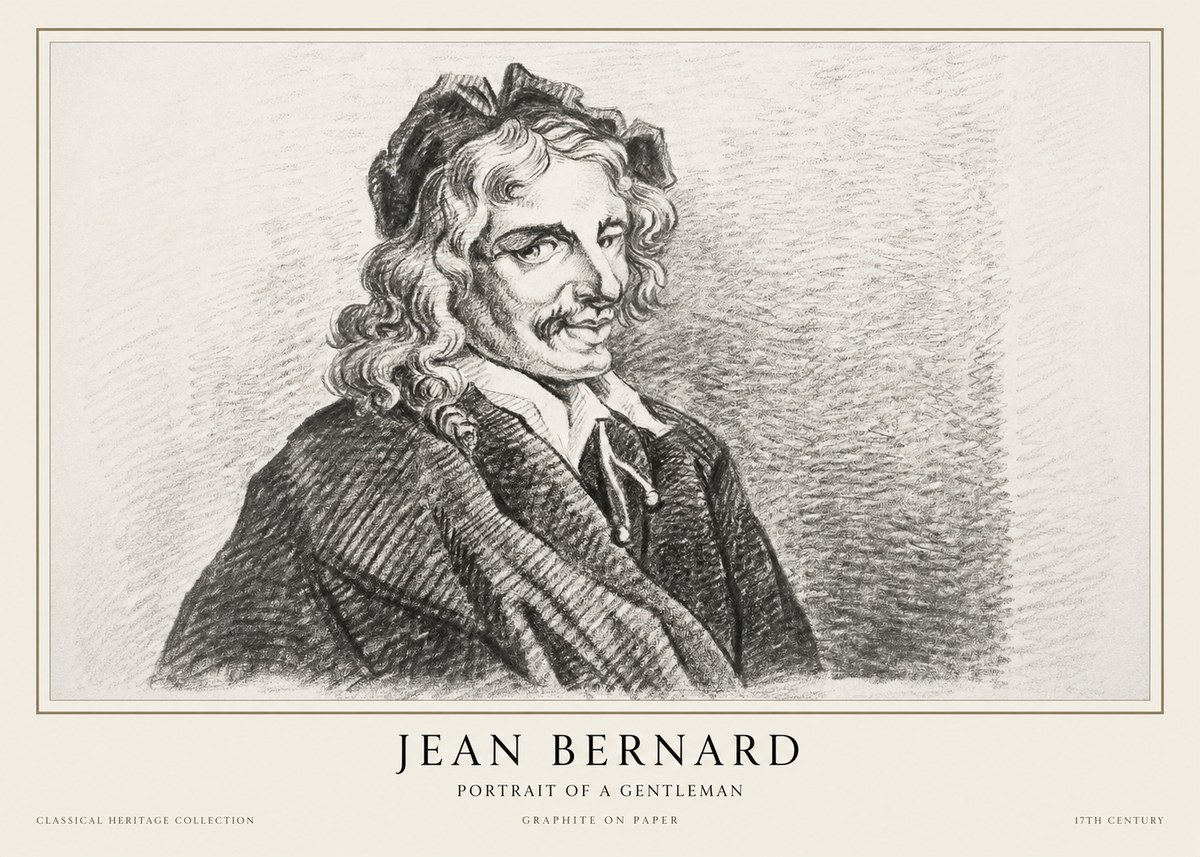 Jean Bernard Portrait of a Gentleman II No1 - Poszter