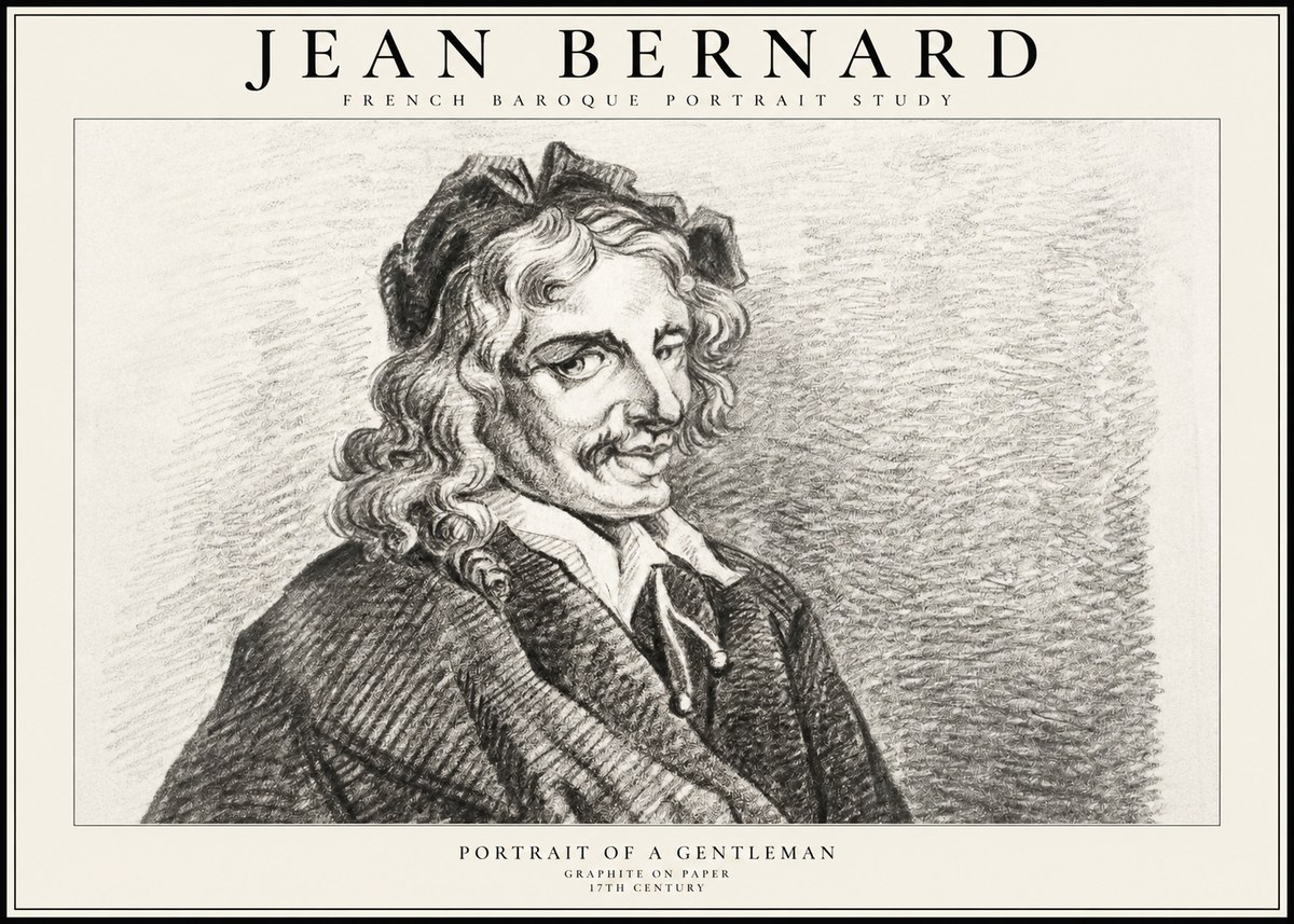Jean Bernard Portrait of a Gentleman II No2 - Poszter
