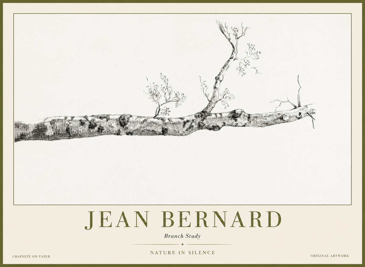 Jean Bernard Tree Branch Study No2 - Poszter