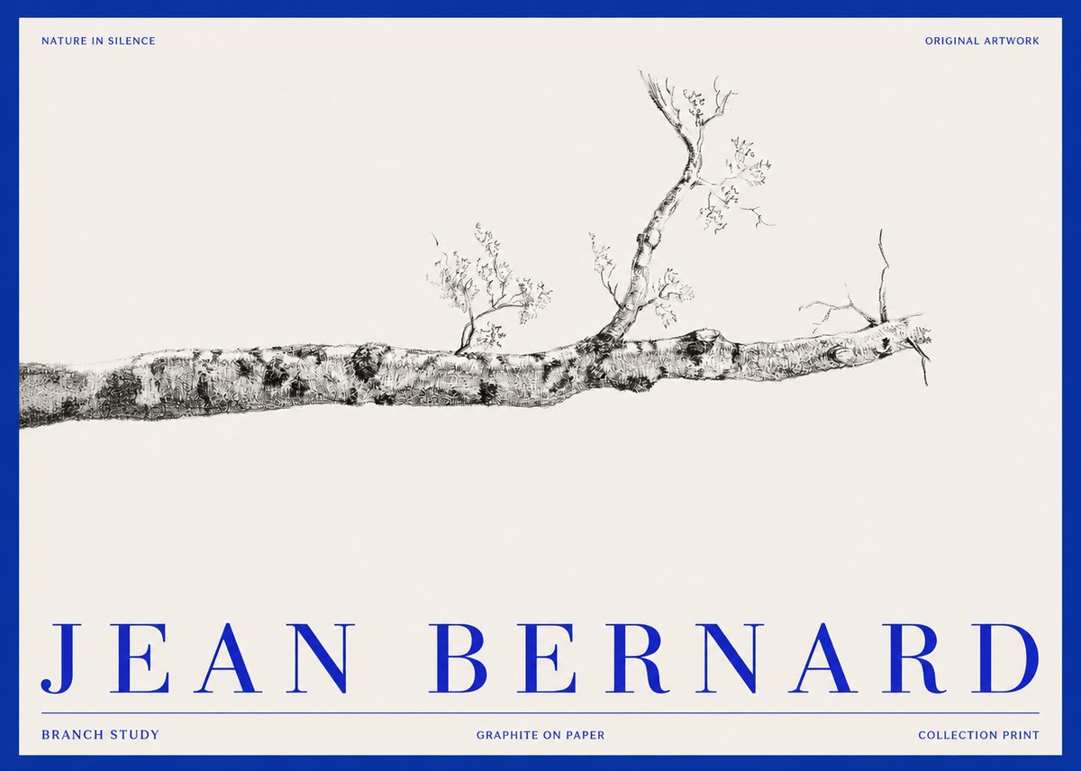 Jean Bernard Tree Branch Study No3 - Poszter