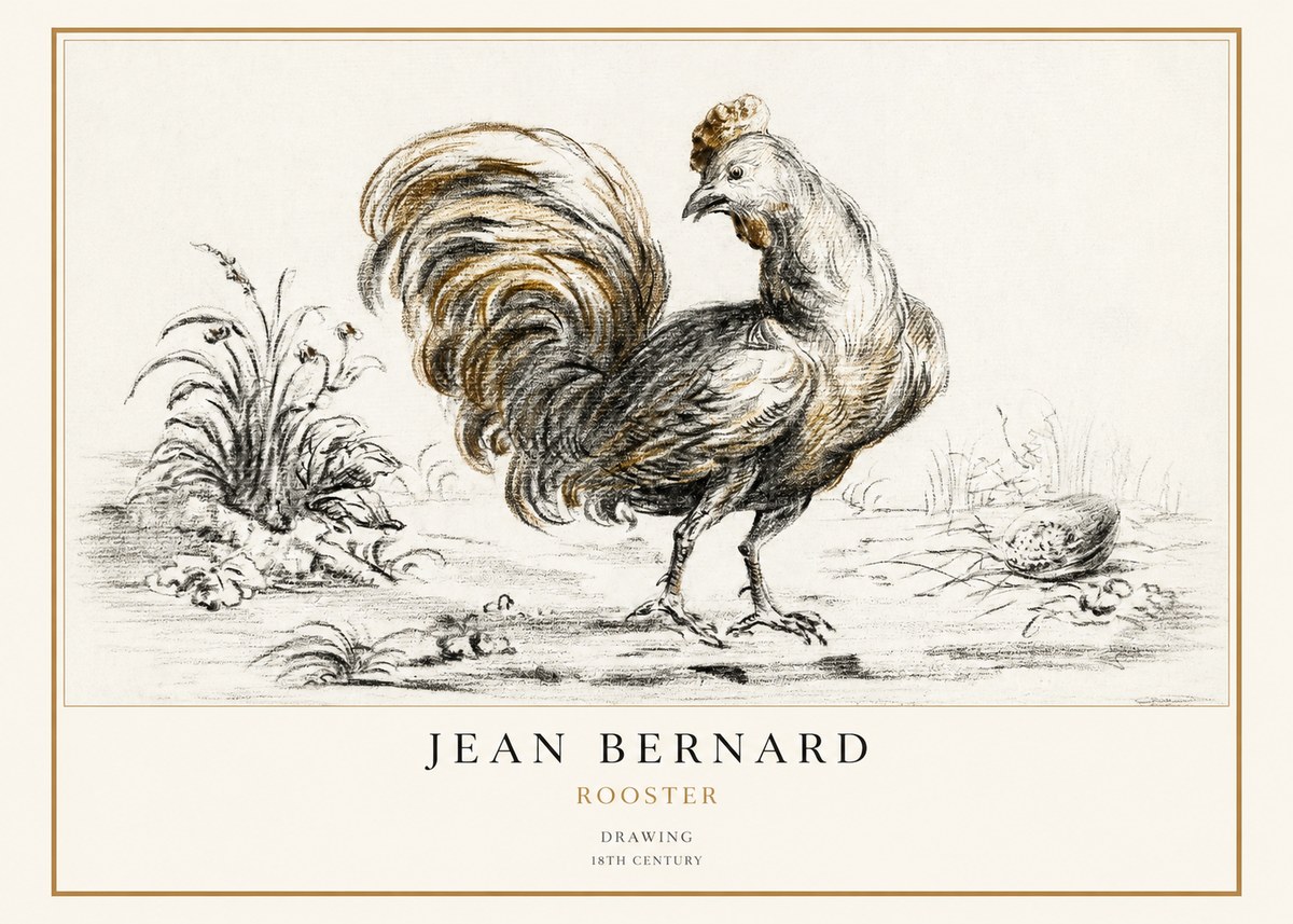 Jean Bernard Rooster No1 - Poszter