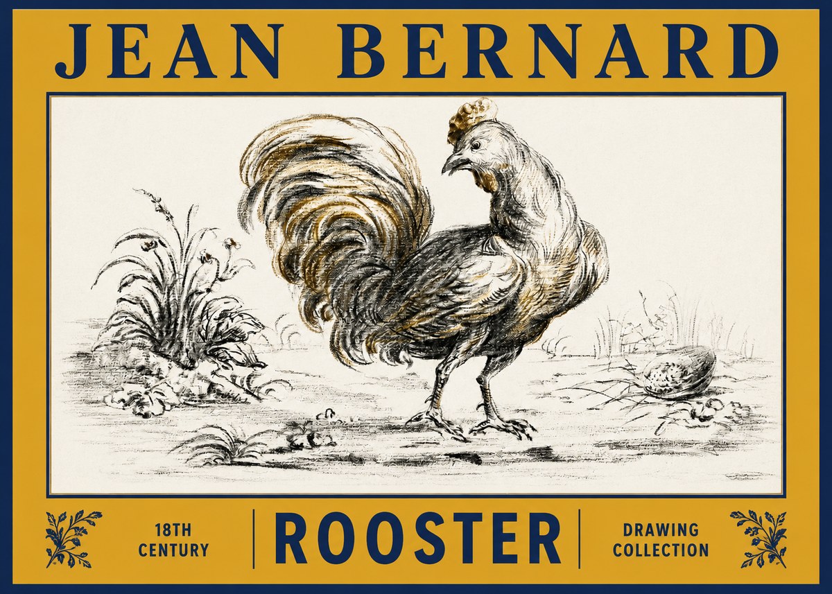 Jean Bernard Rooster No2 - Poszter