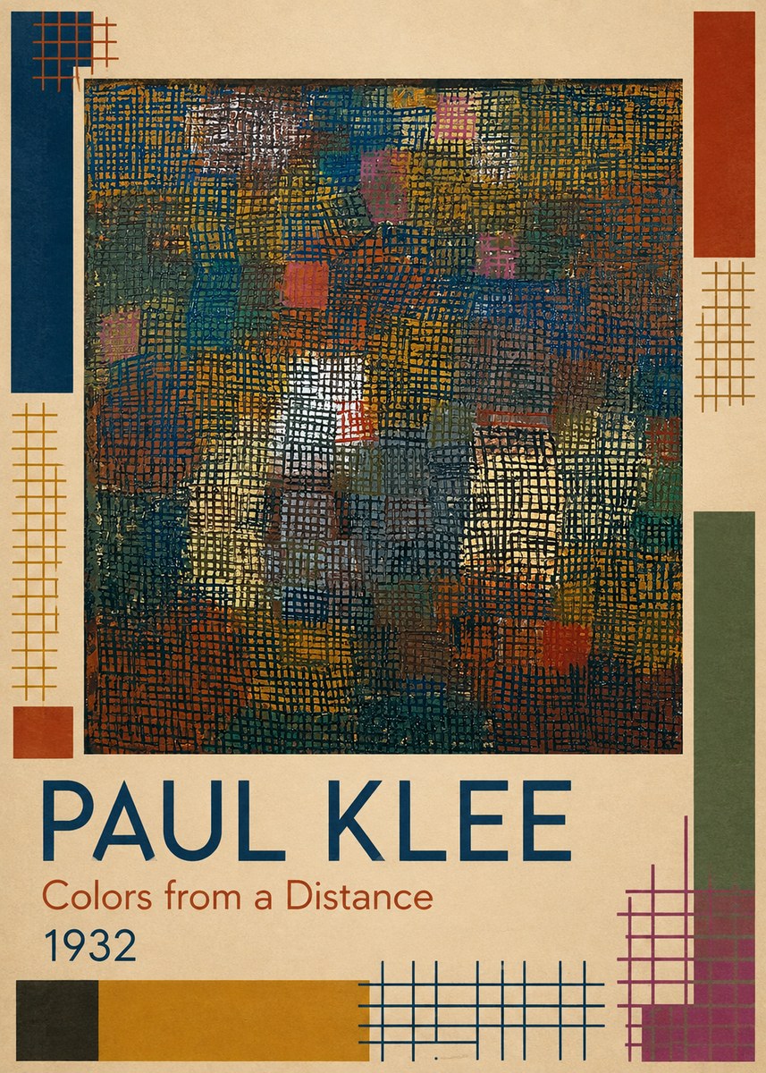 Paul Klee Colors from a Distance No1 - Poszter