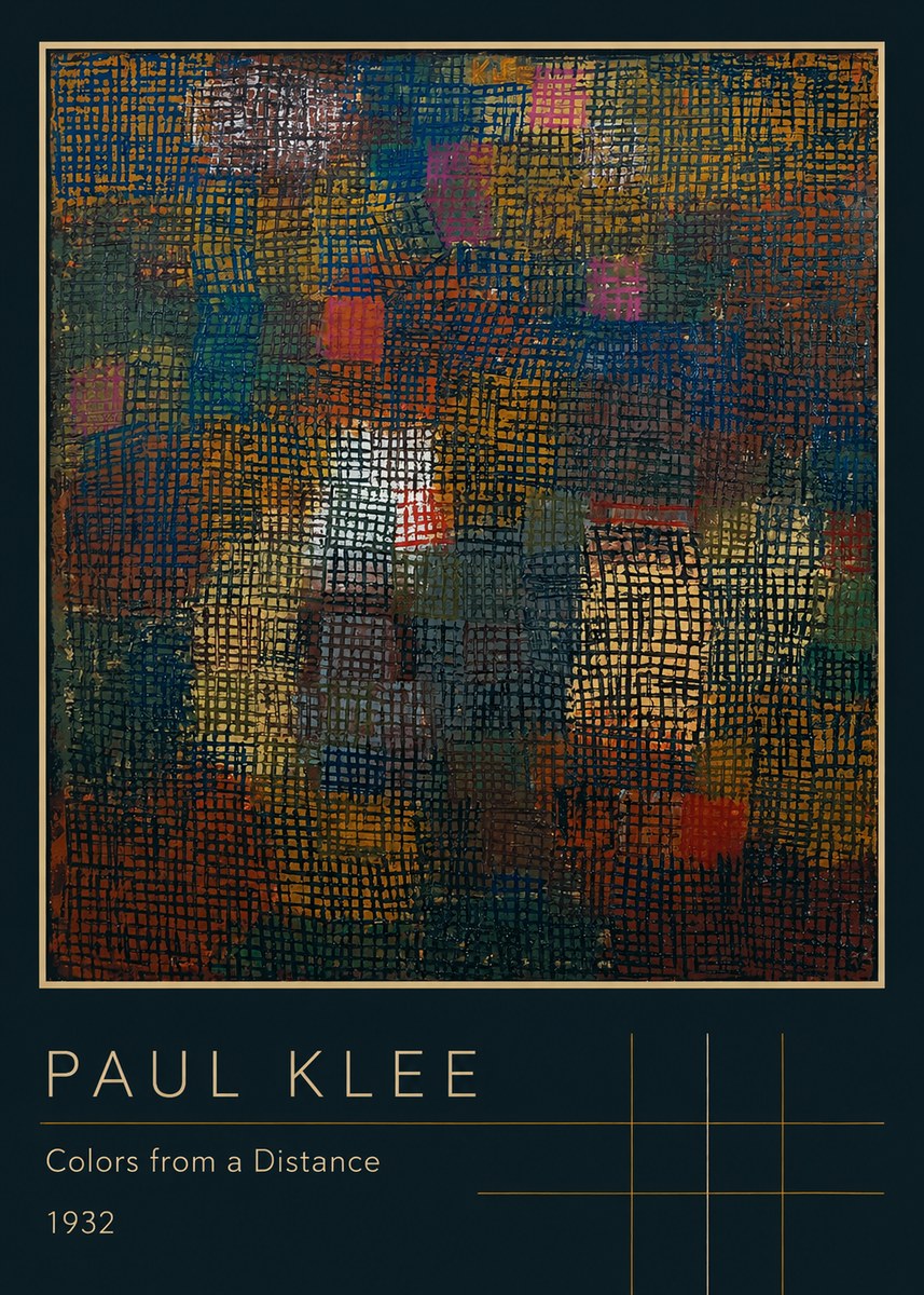 Paul Klee Colors from a Distance No2 - Poszter