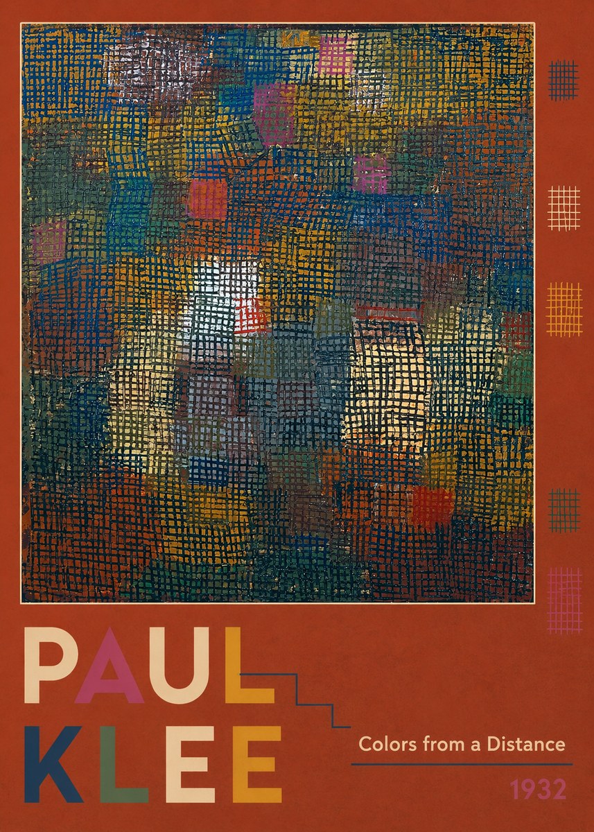 Paul Klee Colors from a Distance No3 - Poszter