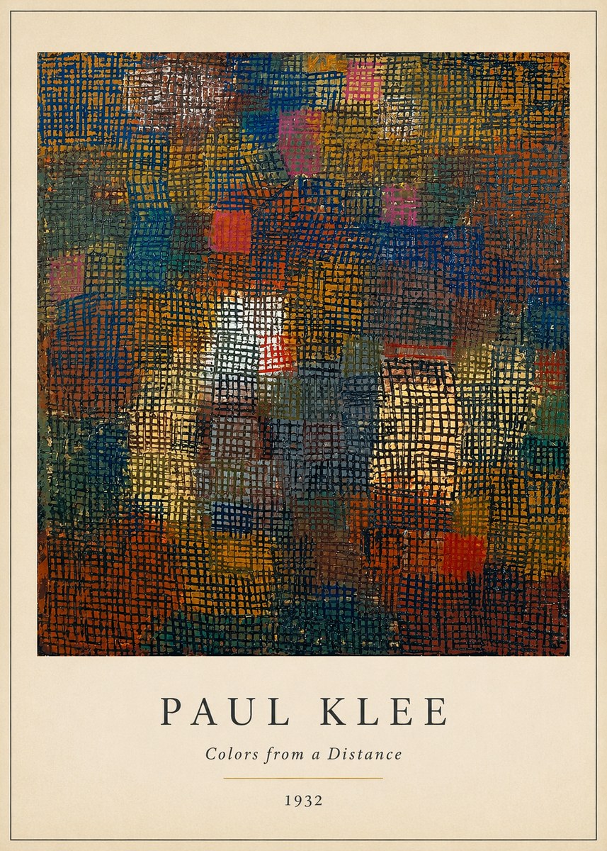 Paul Klee Colors from a Distance No4 - Poszter