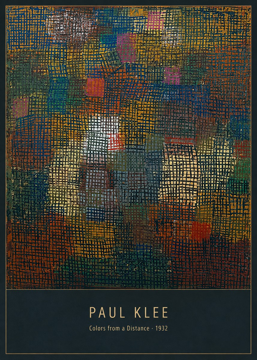 Paul Klee Colors from a Distance No5 - Poszter