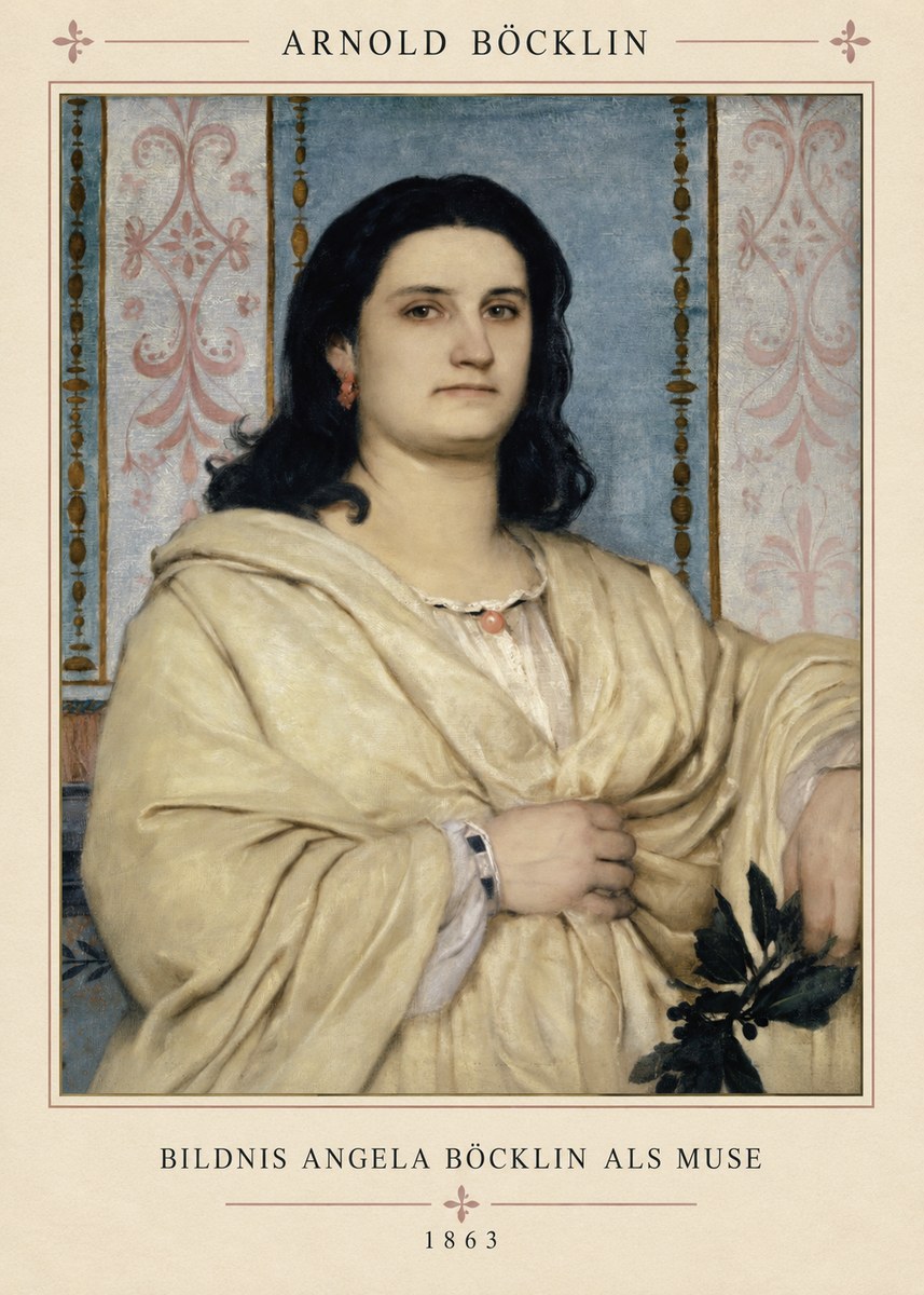 Arnold Böcklin Bildnis Angela Böcklin Als Muse No4 - Poszter