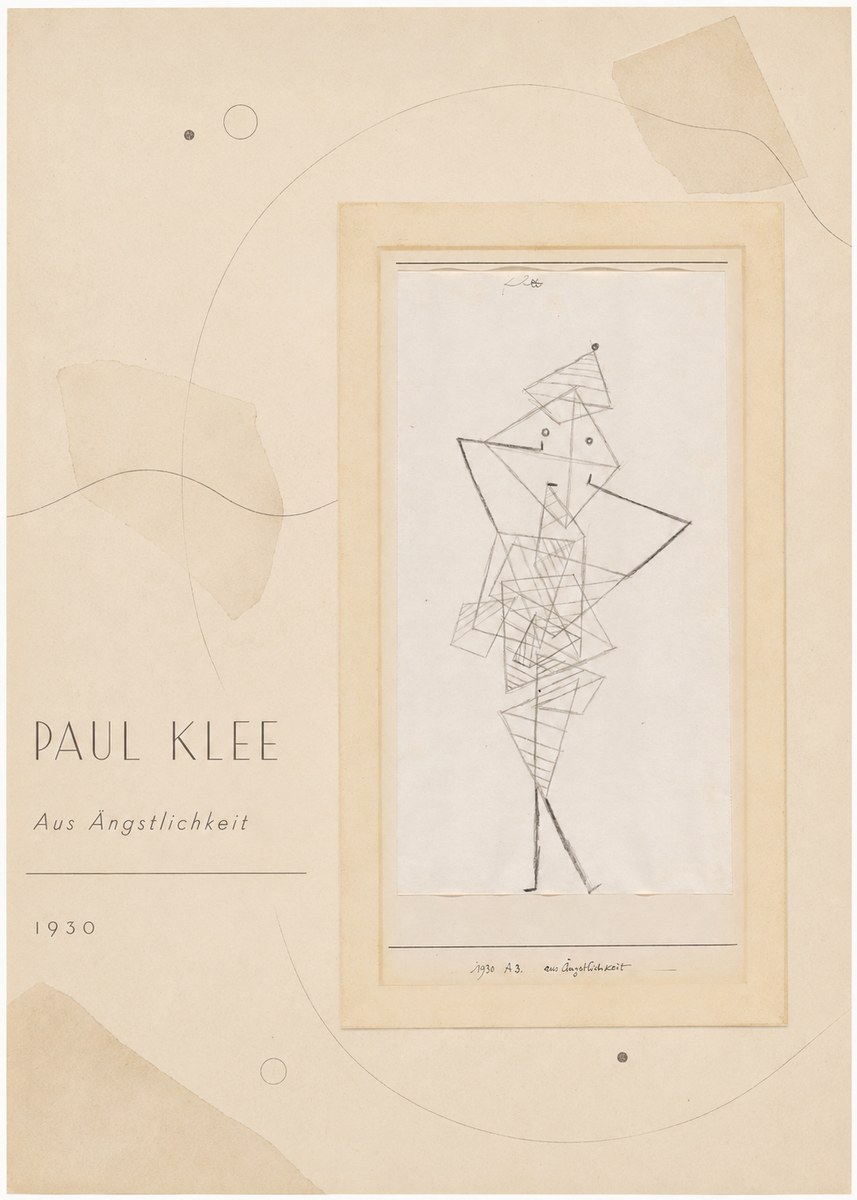Paul Klee Aus Ängstlichkeit No4 - Poszter