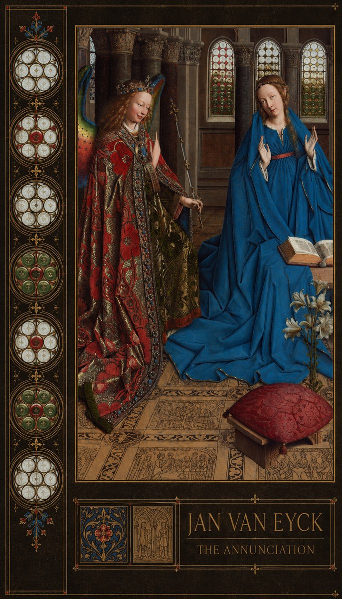 Jan van Eyck The Annunciation I No2 - Poszter