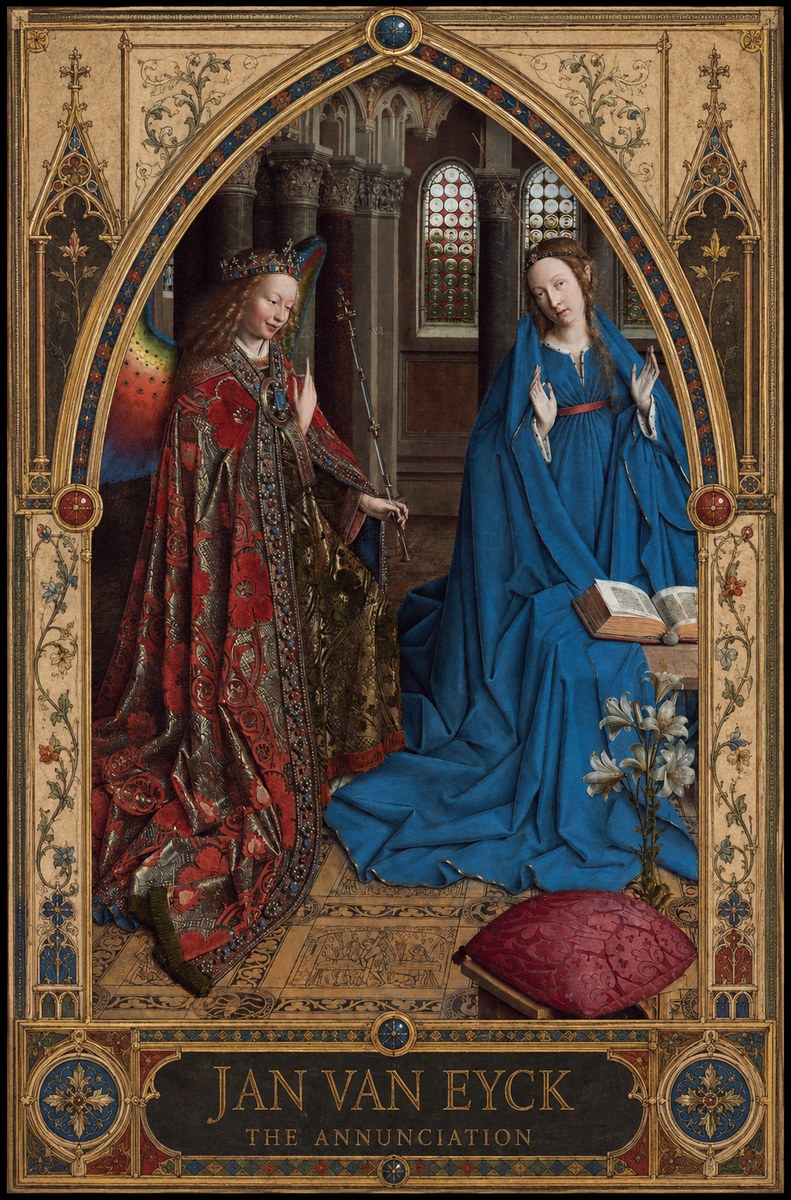 Jan van Eyck The Annunciation I No3 - Poszter