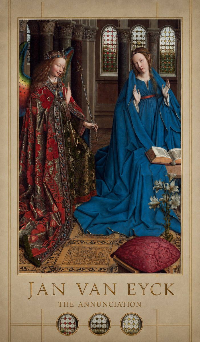 Jan van Eyck The Annunciation I No4 - Poszter
