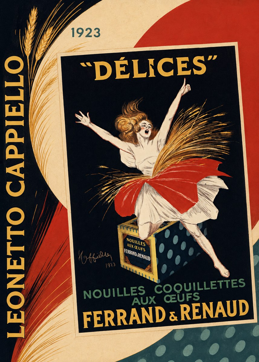 Leonetto Cappiello Délices I No2 - Poszter