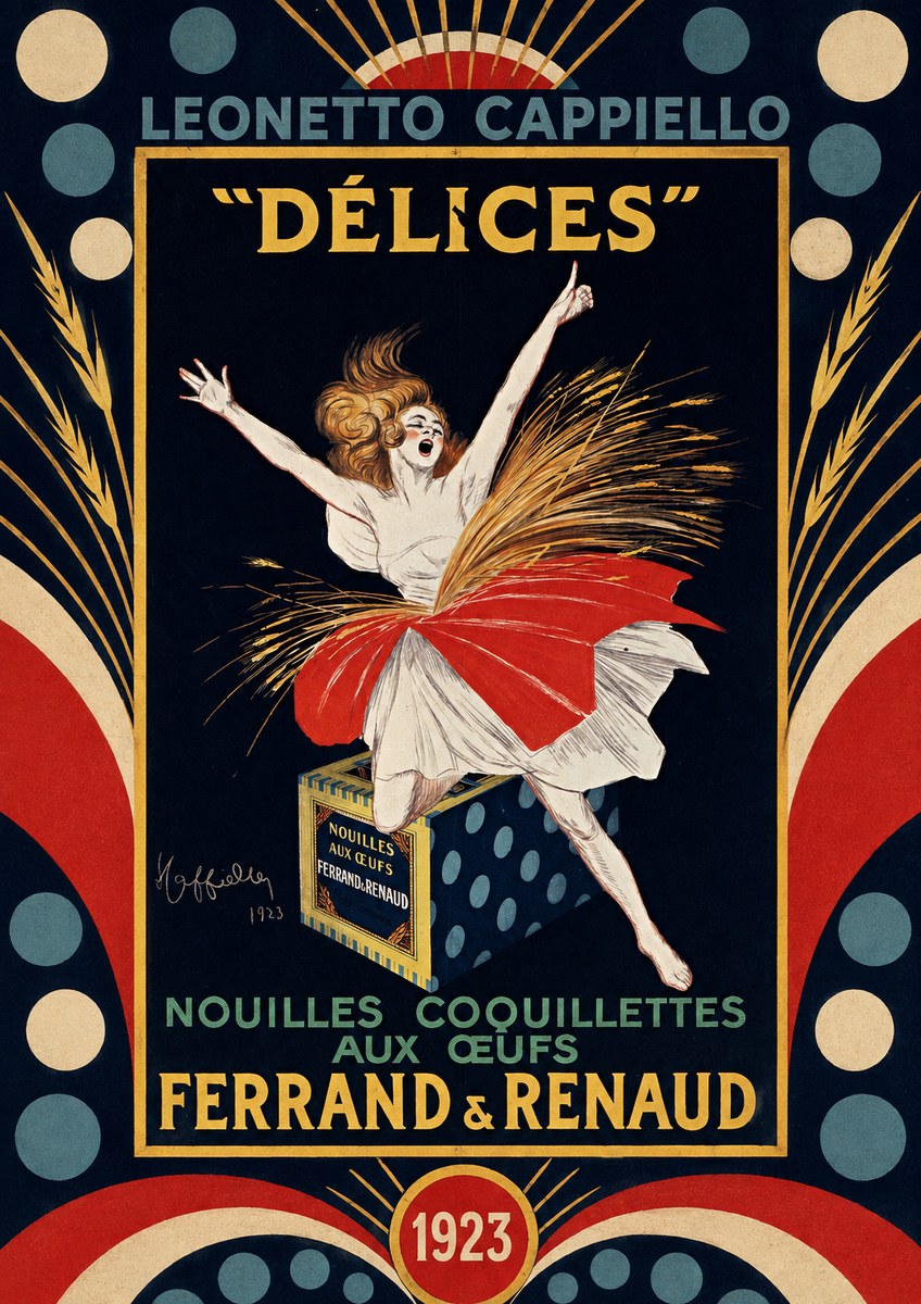 Leonetto Cappiello Délices I No4 - Poszter