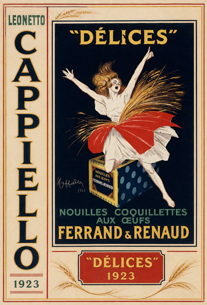 Leonetto Cappiello Délices I No5 - Poszter