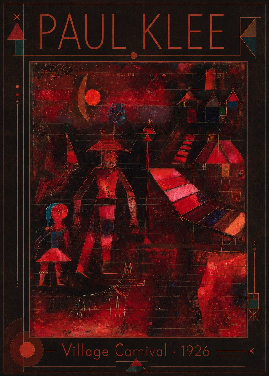 Paul Klee Village Carnival No1 - Poszter