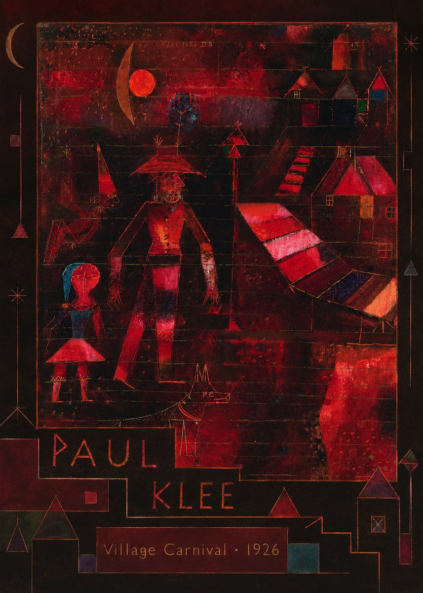 Paul Klee Village Carnival No5 - Poszter