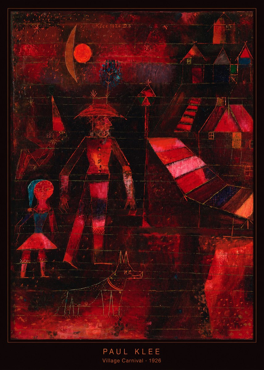 Paul Klee Village Carnival No6 - Poszter