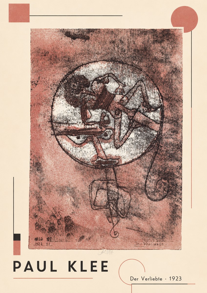 Paul Klee Der Verliebte I No2 - Poszter