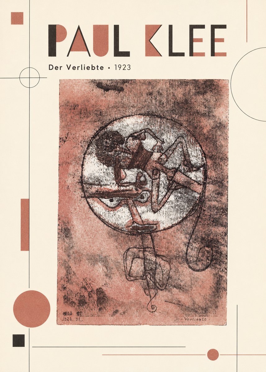 Paul Klee Der Verliebte I No6 - Poszter