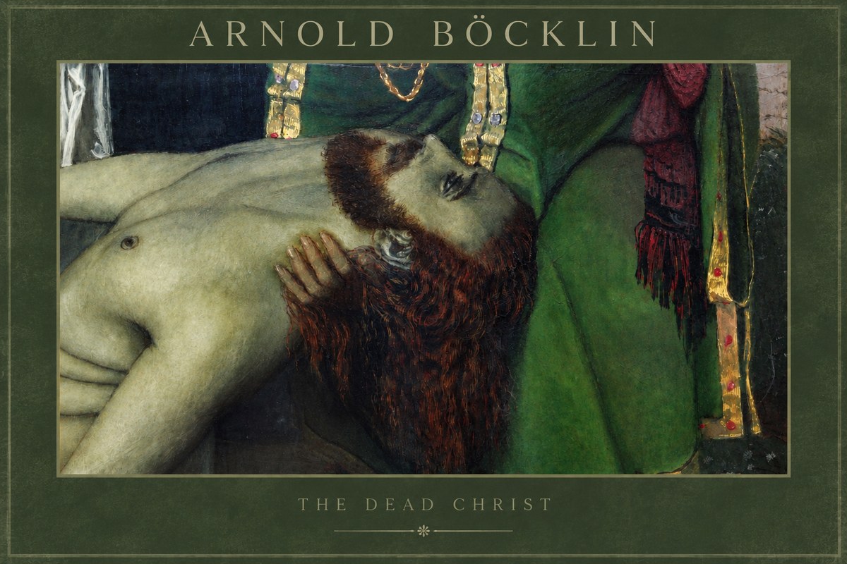 Arnold Böcklin The Dead Christ No3 - Poszter