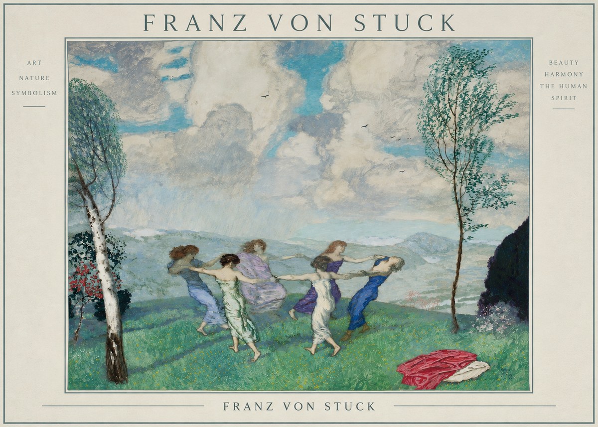 Franz von Stuck Spring Dance No3 - Poszter