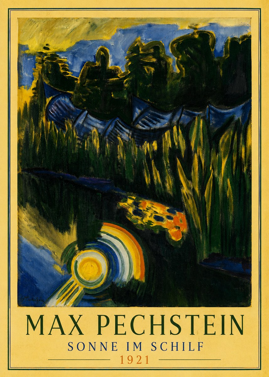 Max Pechstein Sonne Im Schilf No3 - Poszter