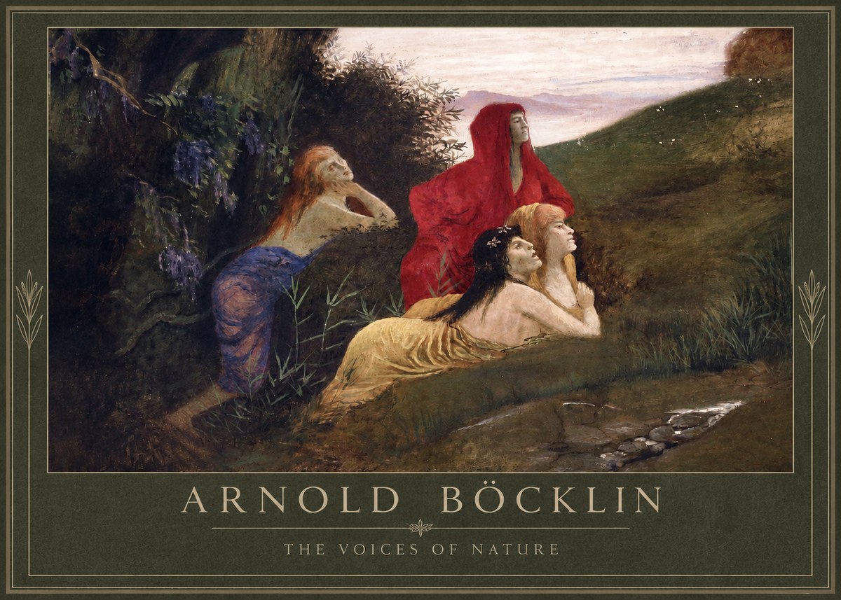 Arnold Böcklin The Voices of Nature No2 - Poszter