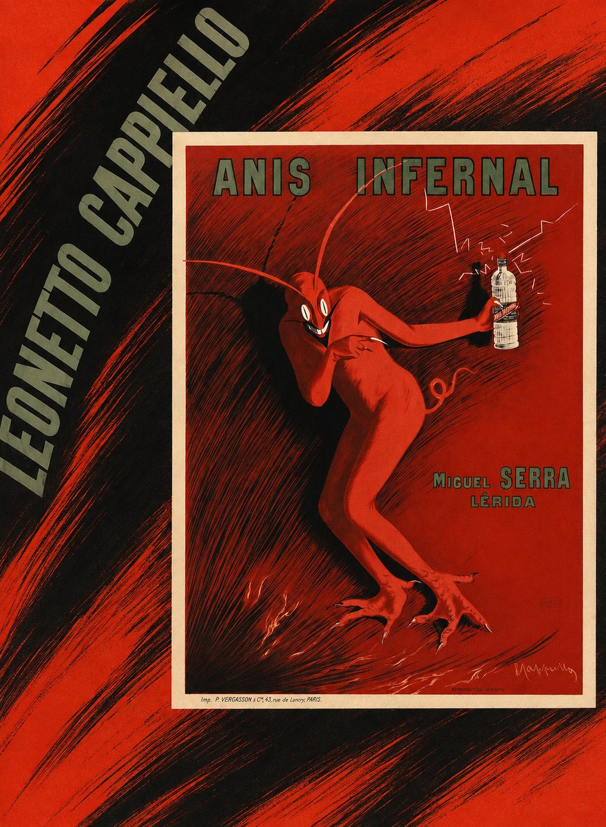 Leonetto Cappiello Anis Infernal II No2 - Poszter