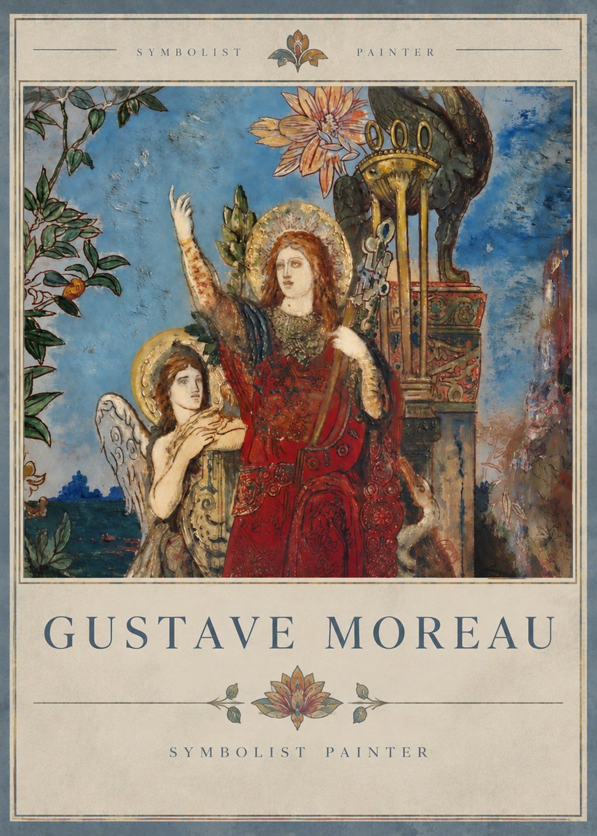 Gustave Moreau The Apparition I No5 - Poszter