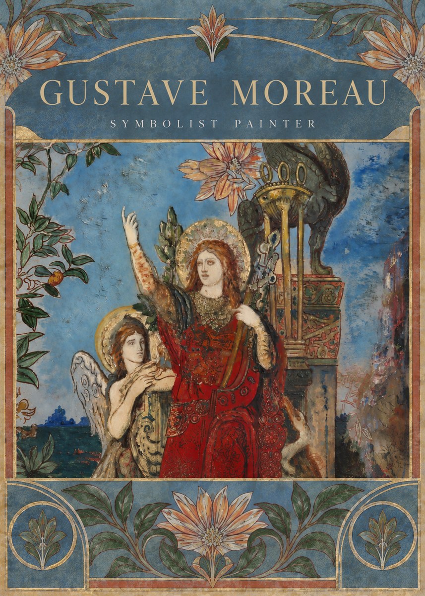 Gustave Moreau The Apparition I No6 - Poszter