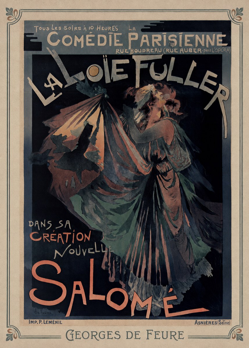 Georges de Feure Salomé I No1 - Poszter