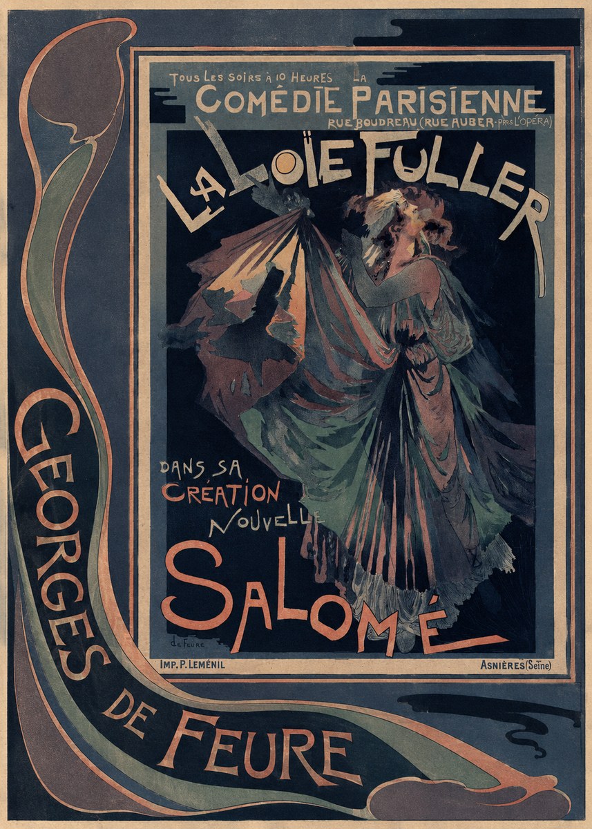 Georges de Feure Salomé I No2 - Poszter