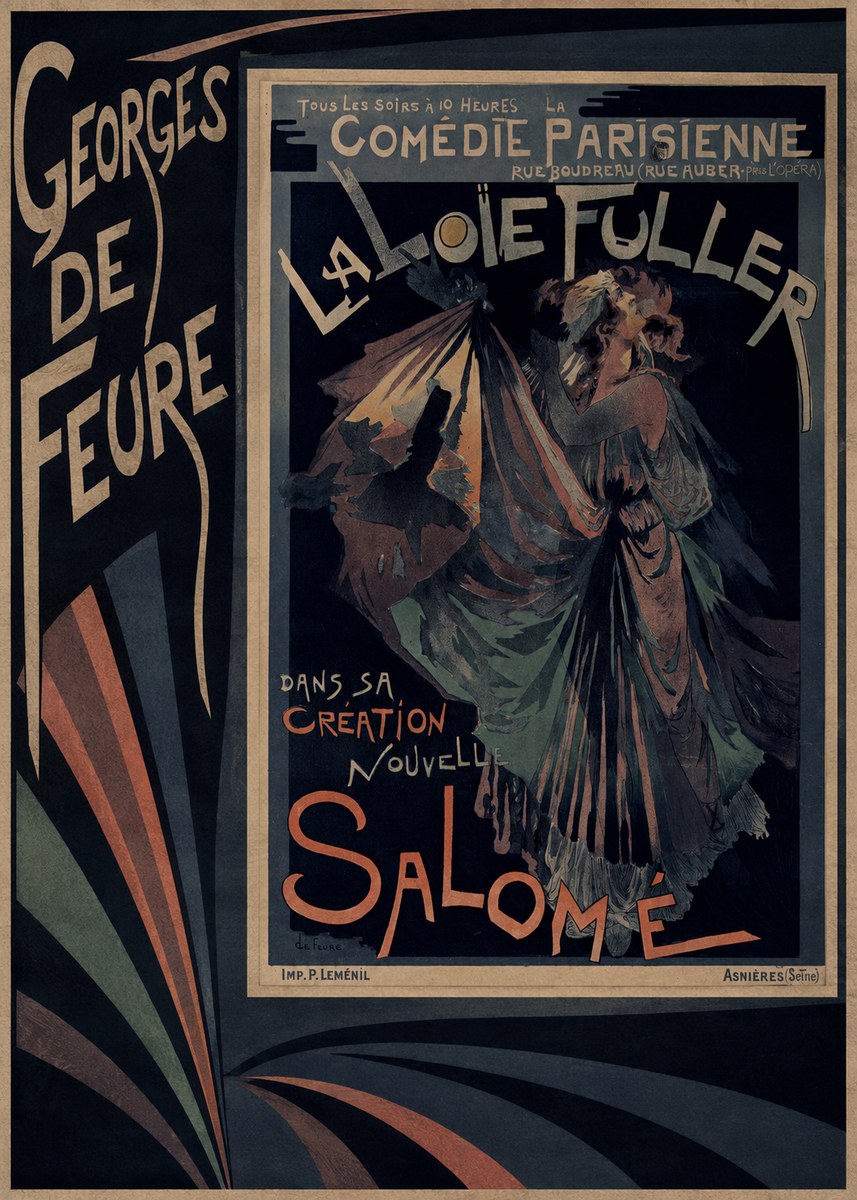 Georges de Feure Salomé I No3 - Poszter