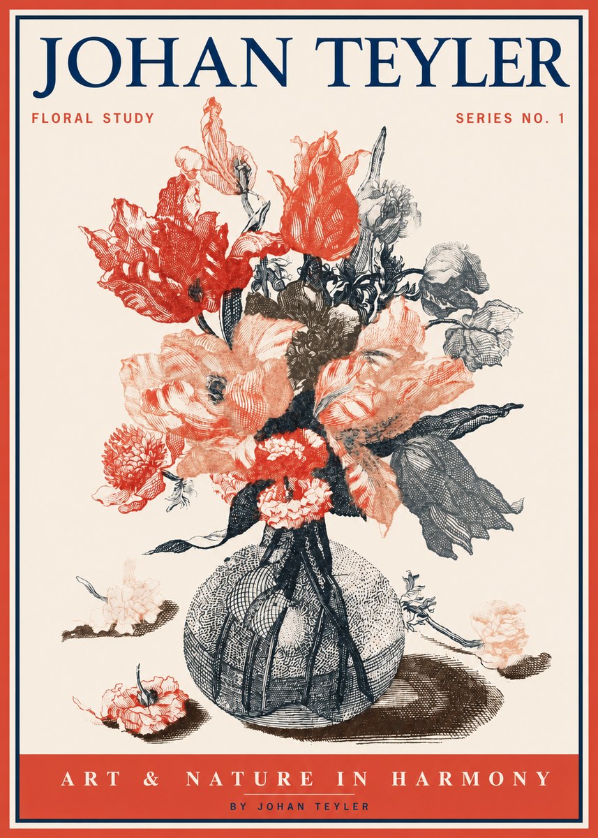 Johan Teyler Botanical Study No. 1 No2 - Poszter