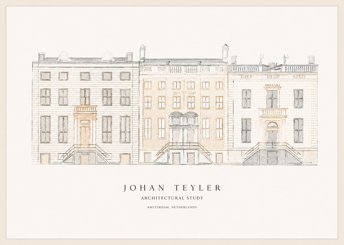 Johan Teyler Architectural Study II No1 - Poszter