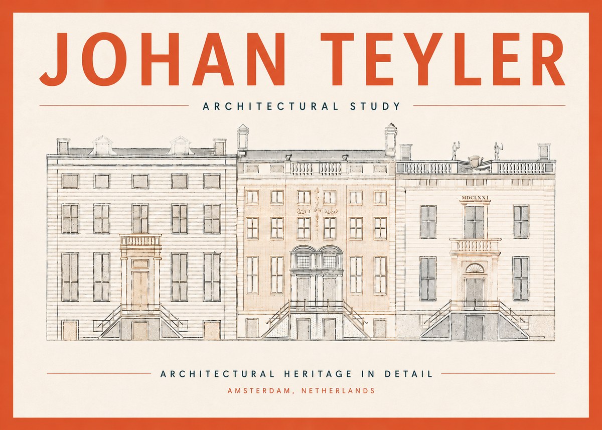 Johan Teyler Architectural Study II No5 - Poszter