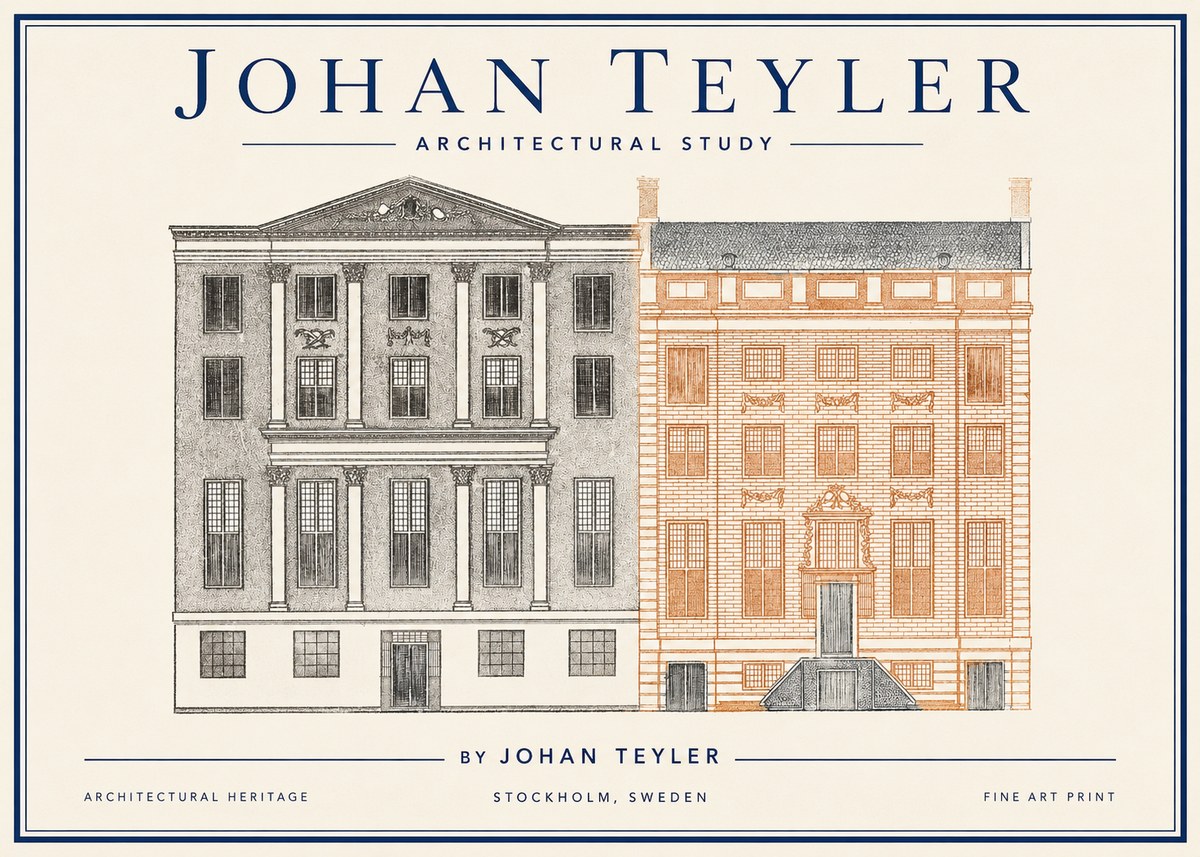 Johan Teyler Architectural Study III No1 - Poszter