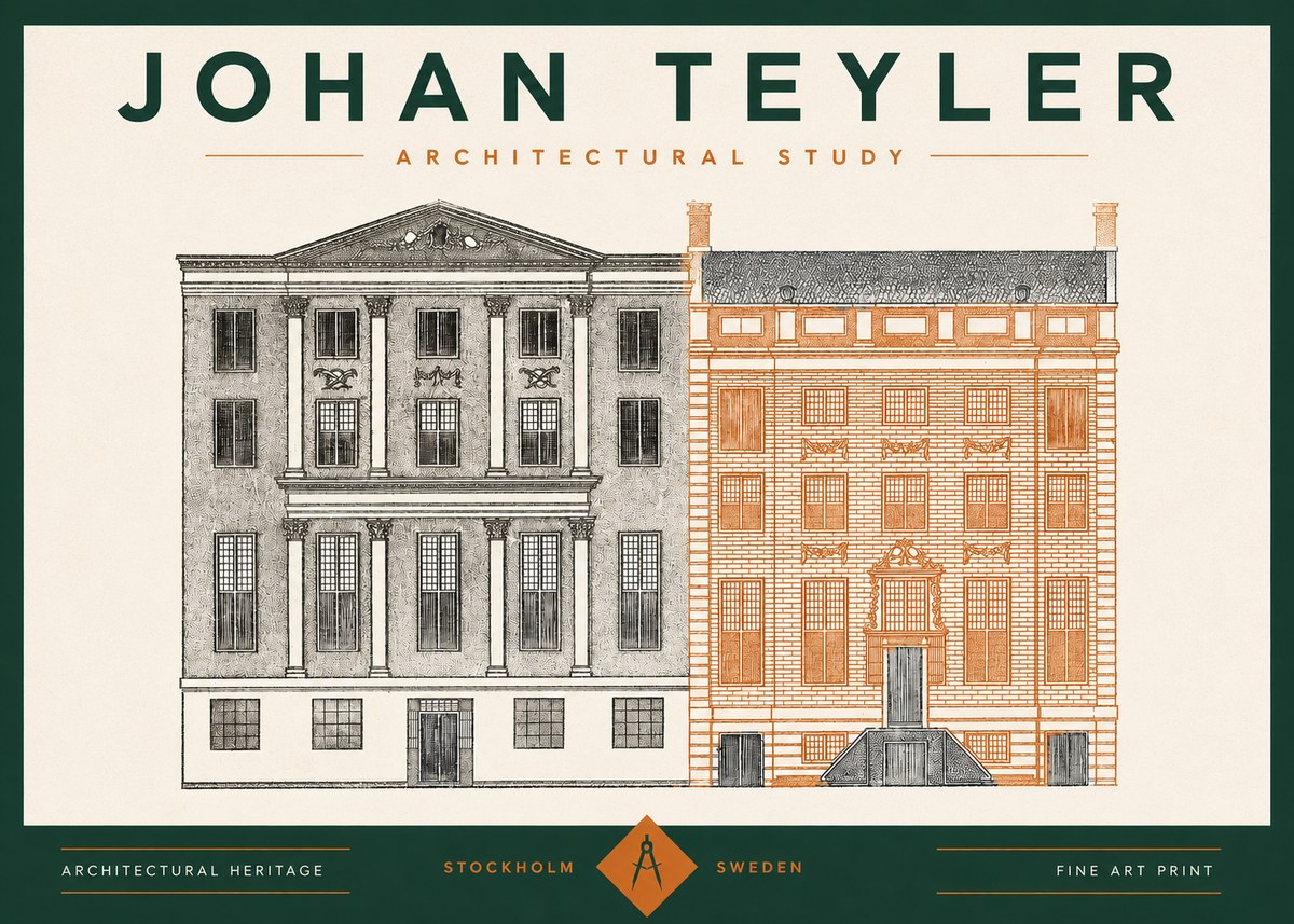 Johan Teyler Architectural Study III No2 - Poszter
