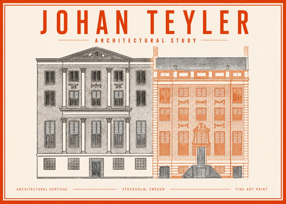 Johan Teyler Architectural Study III No3 - Poszter