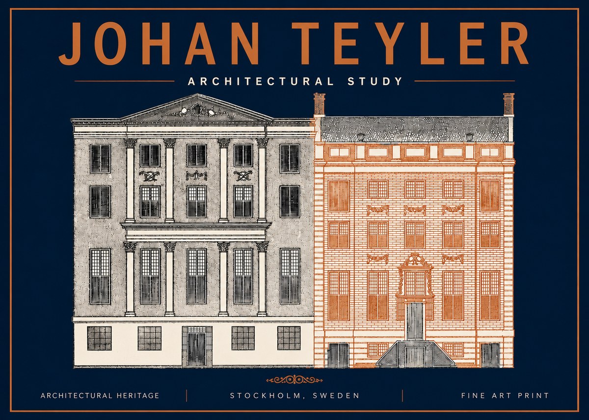 Johan Teyler Architectural Study III No4 - Poszter